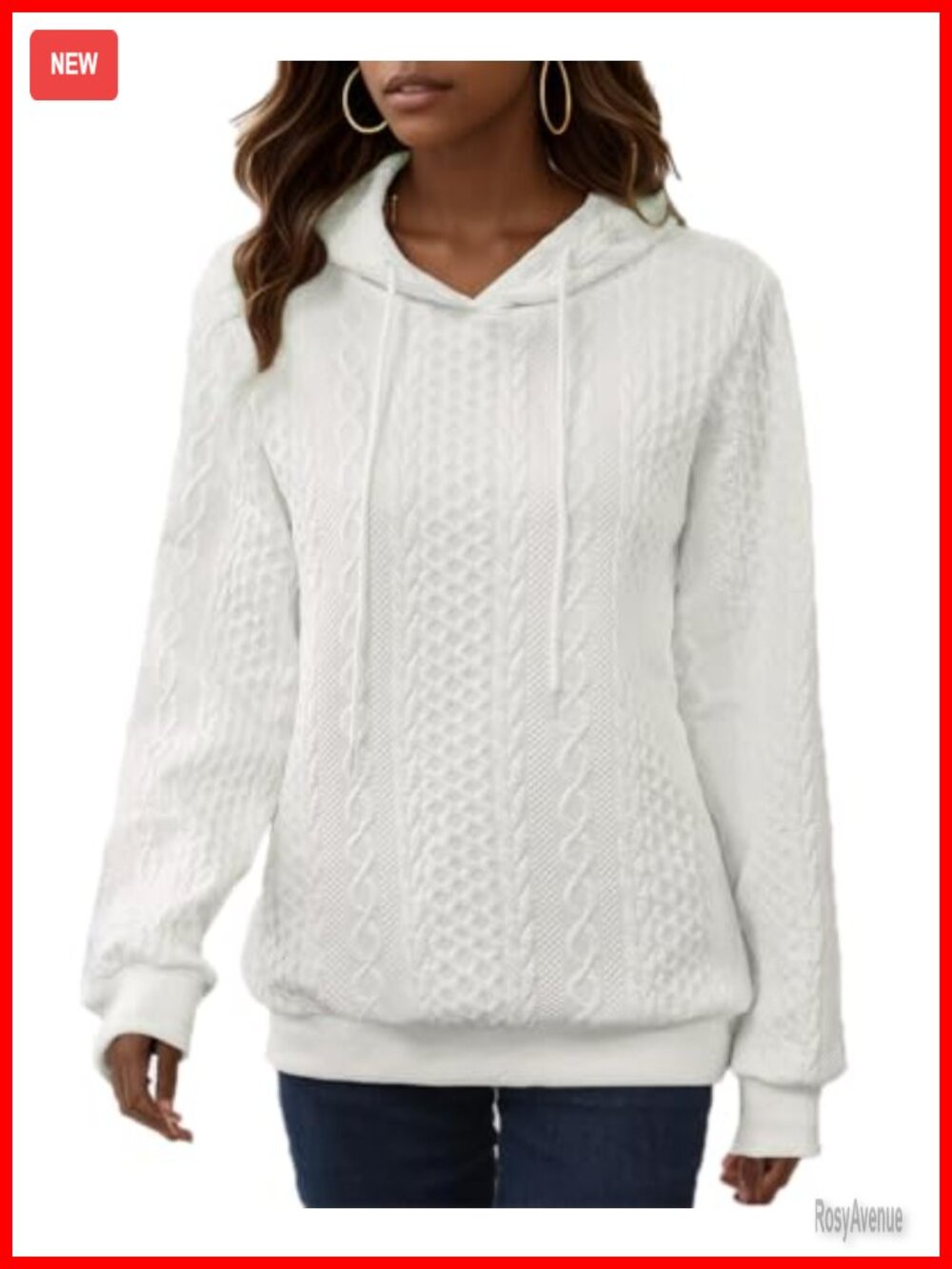 Women's Oversized Hoodie Long Sleeve Drawstring Pullover Sweatshirt